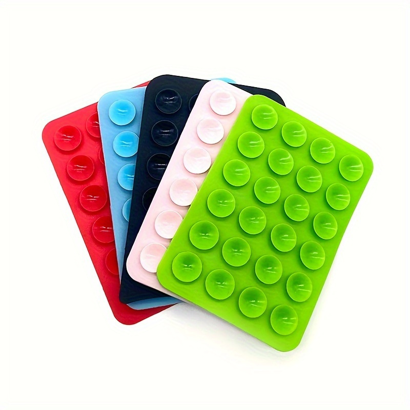 

10pcs Adhesive Silicone Phone Holder - Durable, Reusable Suction Pad For Secure Hands-free Use On All Surfaces