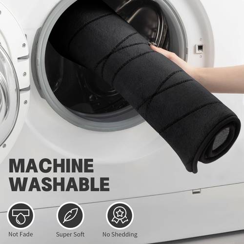 bathroom soft absorbent bath blanket 3 piece set memory foam bath mat set bathroom soft absorbent bath mat bathtub toilet non slip bath blanket machine washable and quick dry bath mat set