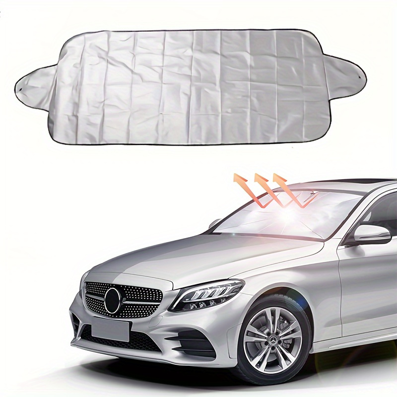 

Ultraviolet-proof Foldable Car Windshield Cover: Protects Against Sun, Snow, And Rain - Easy Installation And Removal - Keep Your Car Protected