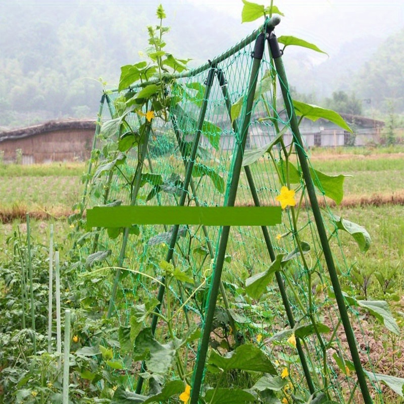 

Heavy-duty Garden Trellis Netting - Ideal For Climbing Vegetables, Clematis, Cucumbers & Tomatoes | Durable Plastic Support