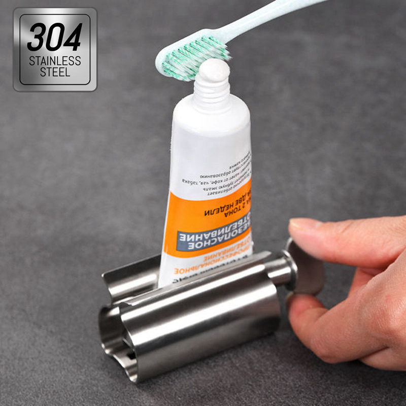 

Stainless Steel Toothpaste Tube Squeezer - Saving Toothpaste Wringer Dispenser, No Electricity Required