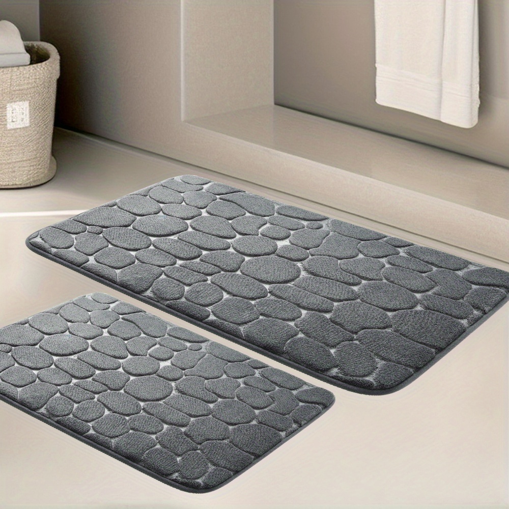 

Bathroom Bath Mat Bathroom Rug Set 2 Set, Foam Bath Mat Set , , Bathtub, And Bath Blanket