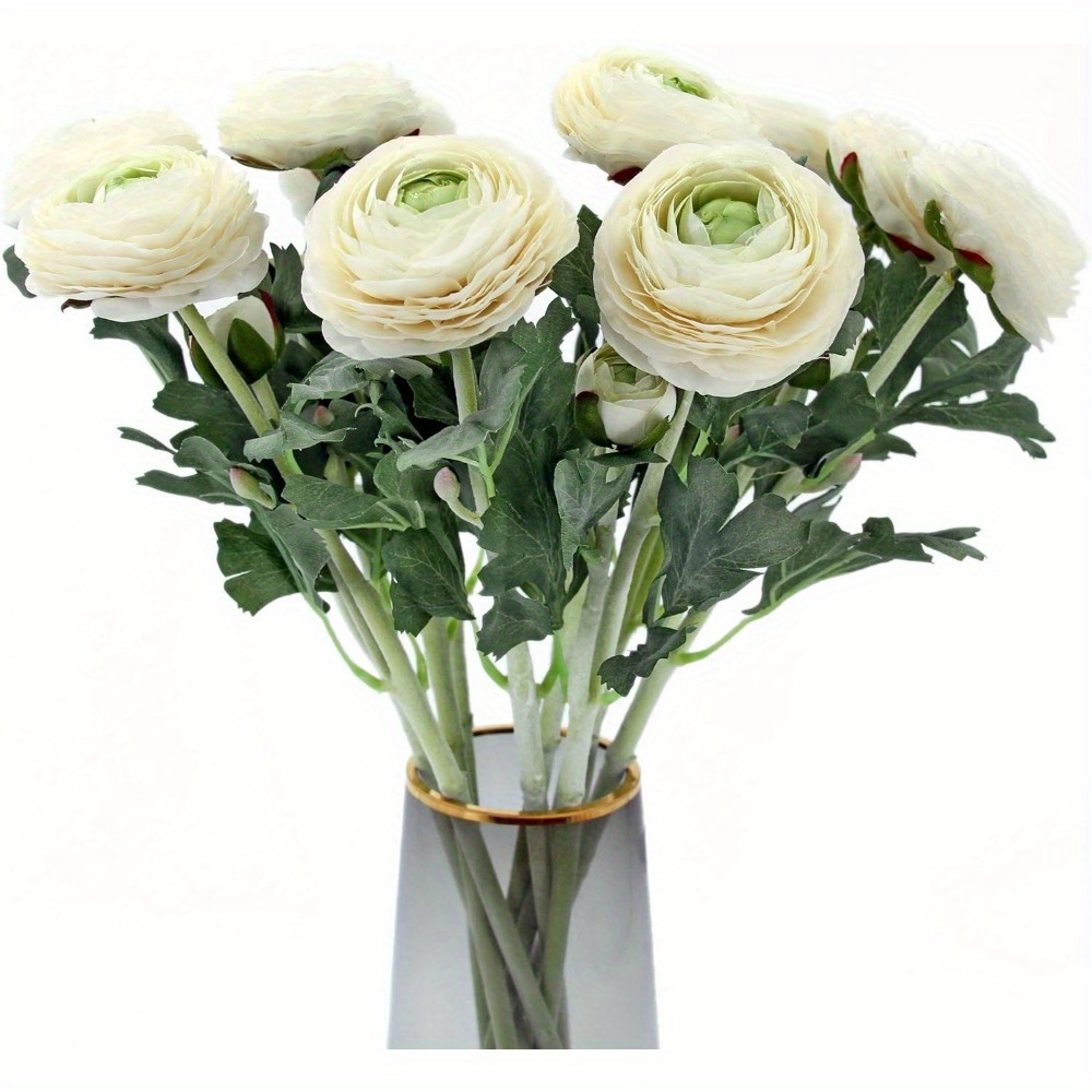 

6pcs Ranunculus - 19" For Weddings, Engagements, & - For Diy Arrangements, &