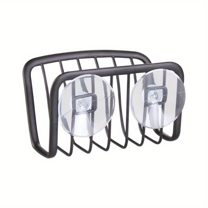 TEMU Kitchen Storage Rack Metal Sink Shelving No-punch Sink Drain Stand Sink Sponge Holder Sink Sponge Rack Drain Storage Shelf