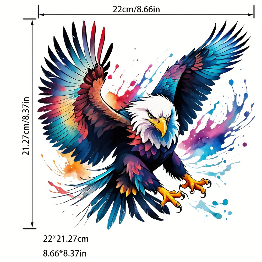 Vibrant Eagle Vinyl Stickers Men Perfect T shirts Jeans - Temu