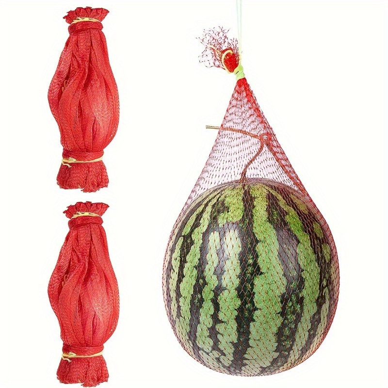

20-piece Reusable Watermelon & Melon Hanging Nets - Durable Pp Hammocks For Supporting Cantaloupe, Honeydew, Cucumbers In Gardens