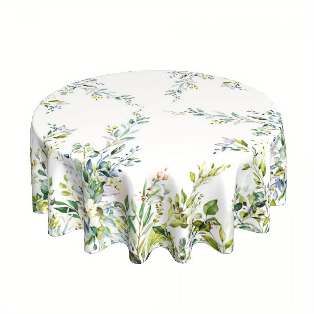 

Nappe Ronde Feuille 1pc - Résistante aux Taches, Lavable en Microfibre la Décoration de & Salle à , Parfaite les Fêtes et Cadeaux