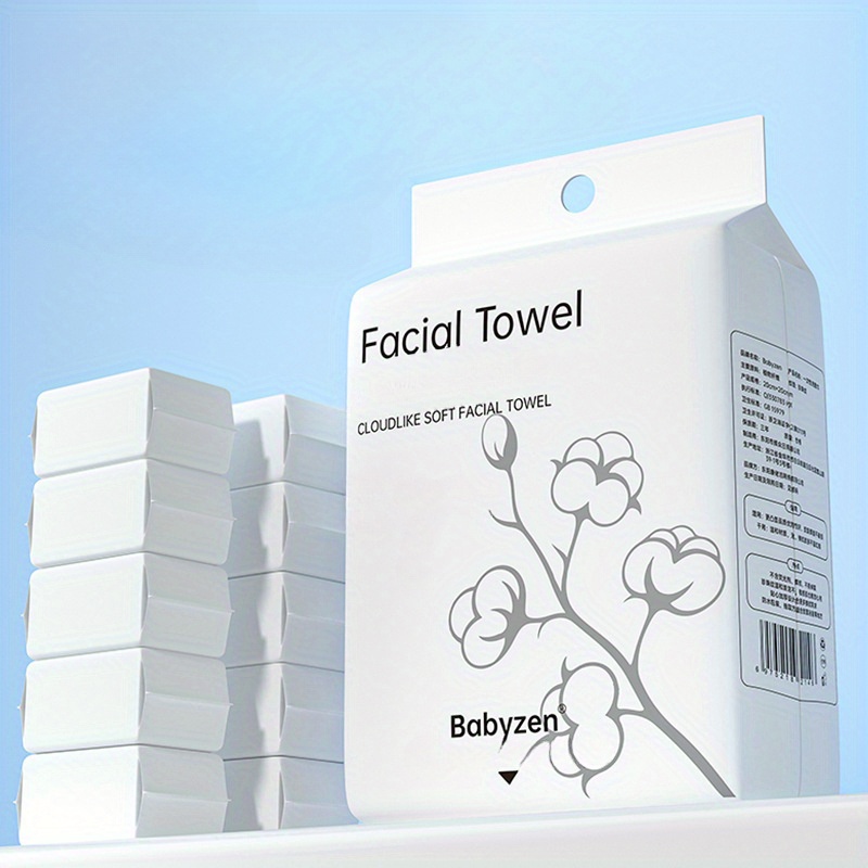 

Extra-large 350g Disposable Face Towel - Bpa-free, Thick & Absorbent With Wall Suction For Easy Storage