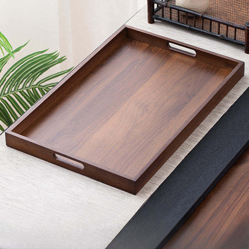 bed table tray decorative serving trays wood and coffee table or ottoman tray for breakfast in bed jewelry decor organization 12 x17 stained brown end wood tray serving trays for party serving tray non food contact