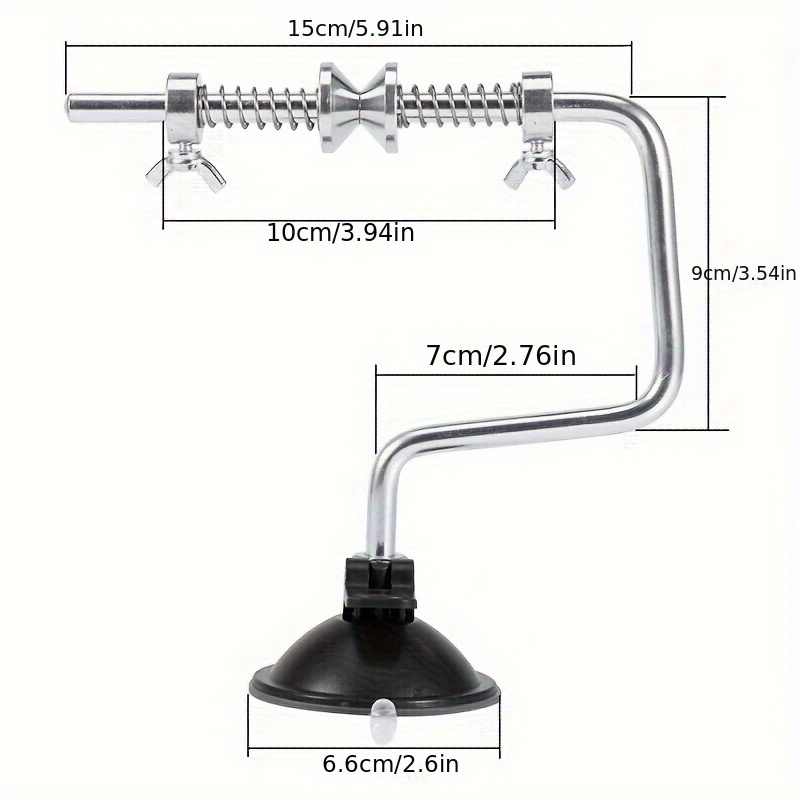 TEMU 1pc Stainless Steel Fishing Line Spooler, Outdoor Fishing Reel Spooler
