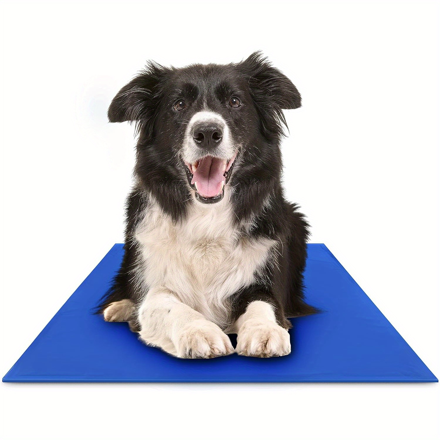 

Easy-use Pressure Activated Dog Cooling Mat - No Water Or Electricity Needed - Non-toxic Gel Pad For All Sizes, Perfect For Home & Travel - 19.5 X 15.7 Inches