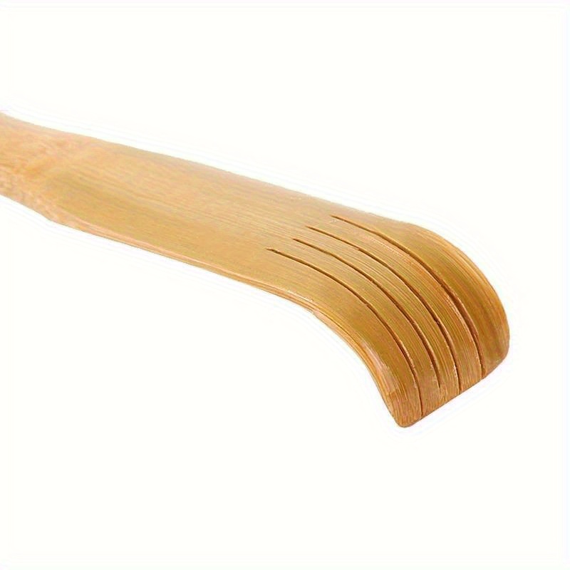 18 inch natural bamboo massager back scratcher ergonomic handle for muscle light beige exfoliation stress durable wooden body roller for full body use muscle massager     Product details 2