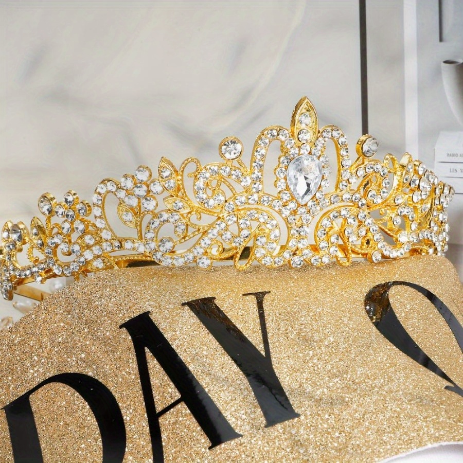 birthday sash women tiaras women birthday queen sash Temu United Kingdom