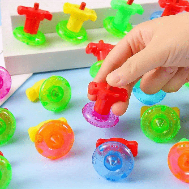 

10pcs Mini Torsion Gyro Toy, Spinning Top, Desktop Birthday Party Favors, Christmas Pinata Filler (random)