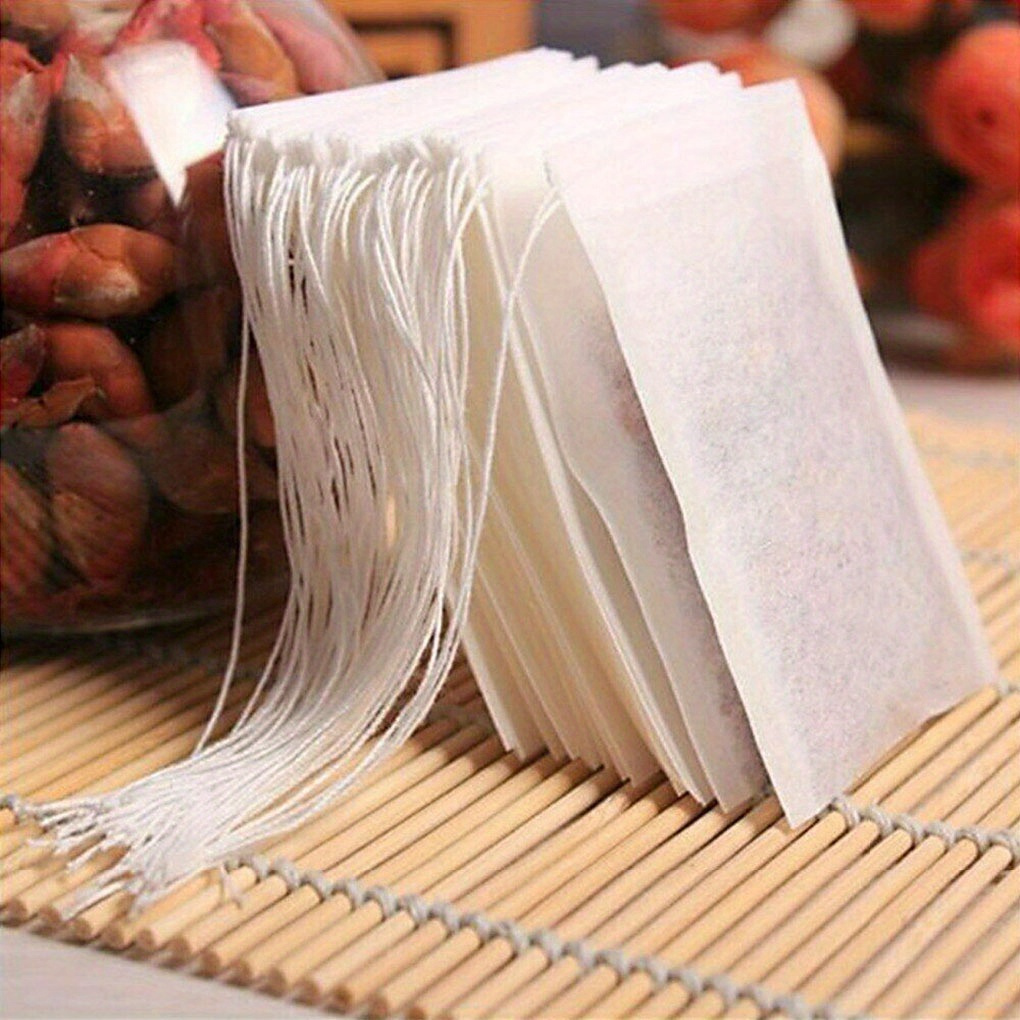 

100pcs Non-woven Tea Infusers Drawstring - For , & Soups, Disposable Tea For & , - & Odorless, For Diy Scented & Spices, Kitchen