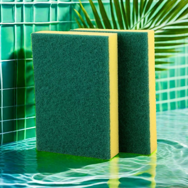 

High-density Pva Kitchen Sponge Scrubbers - 15x10x3cm Large Dishwashing Sponges For Cleaning - Durable And Versatile Cleaning Sponges For Living Room, Bedroom, Bathroom (2-pack)