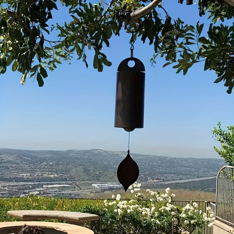 

Elegant Retro Iron Wind Chime - Soothing Melodic Tones For Garden & Patio, Durable Outdoor Decor, Perfect Gift