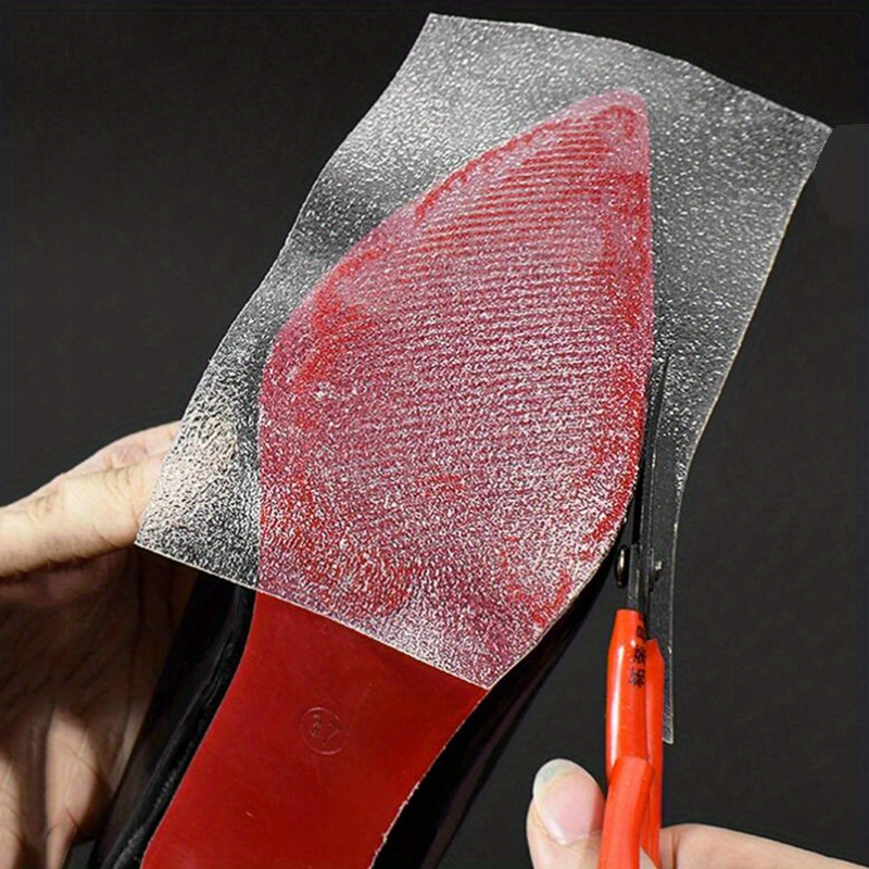 Image of 1 Roll Of Self-adhesive Shoe Sole Stickers - Lightweight, Anti-slip Cuttable For Protecting Heels!