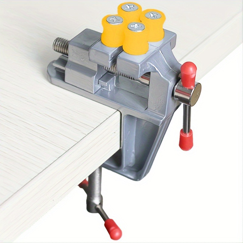 

1pc,table Vice Small Table Vice Flat Mouth Table Vice Walnut Clamp Bed Household Fixed Table Vice