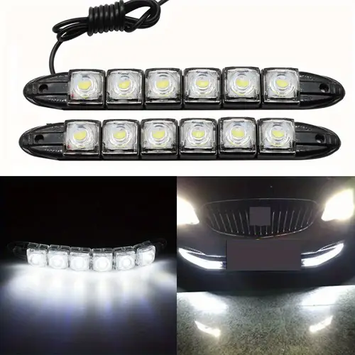 2pcs automotive lights are white