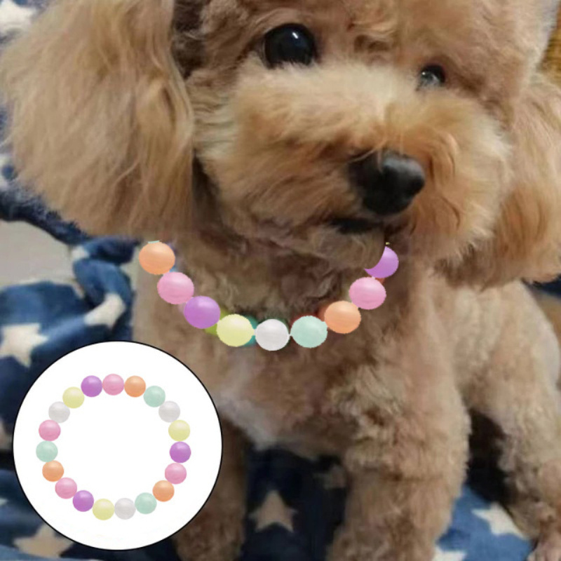 TEMU Collana Luminosa al Buio per e Cani - Accessorio per , per Uso e Visibilit� Notturna, Accessorio Elegante per (Aggiunta Confortevole al Collare)