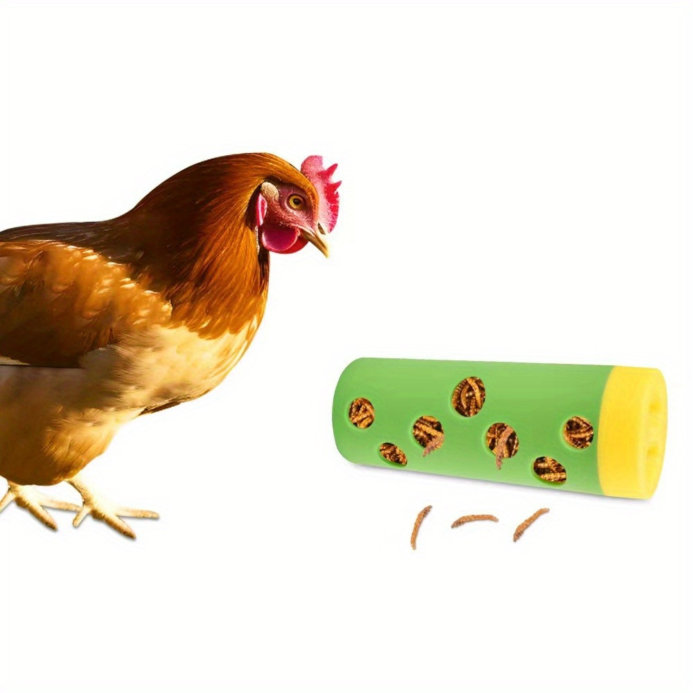 durable chicken treat dispenser toy round roller design Temu Ireland