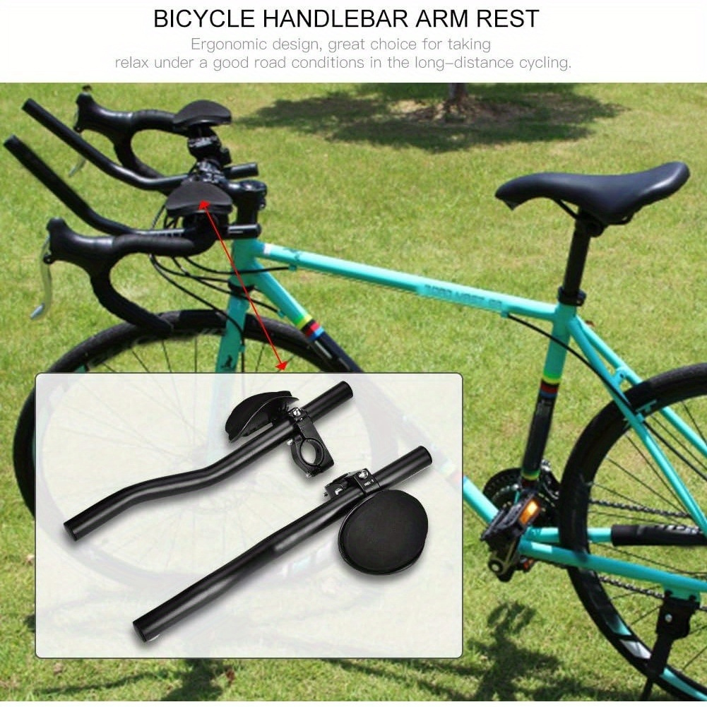 bike rest handlebar aluminum alloy bicycle handlebar arm Temu