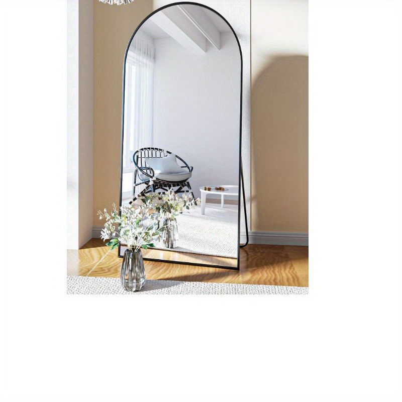 

Beautypeak 71"x30" Arch Floor Mirror, Full Length Mirror Wall Mirror Hanging Or Arched- Body Mirror With Stand For Bedroom, , Black