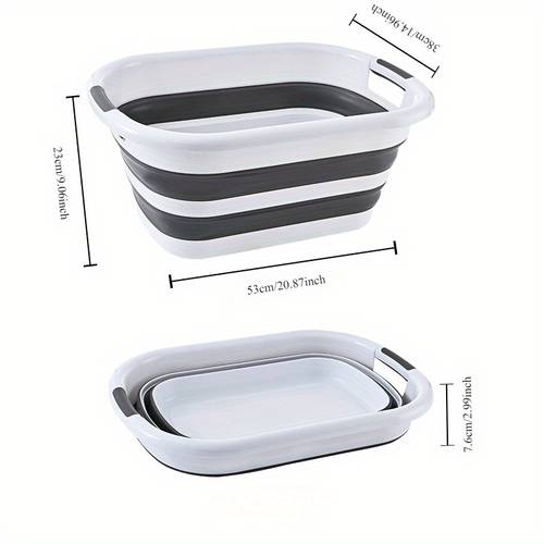 multifunctional foldable storage basket laundry hamper pet bathing tub bathroom organizer christmas halloween gift laundry baskets