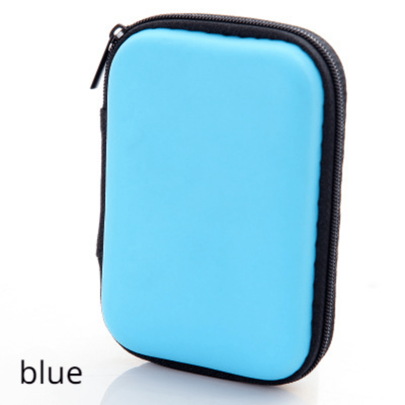 1pcsZero Wallet with Zipper, Rectangular Data Cable, Earphone Bag, Key Packaging, Coin Pouch, Change Storage Bag