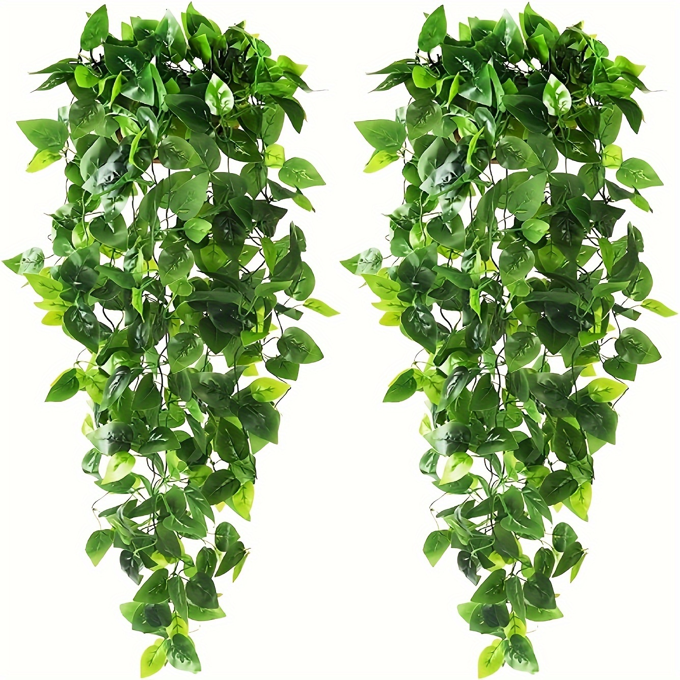 

1/2pcs, Artificial Hanging Fake Ivy Plant 43.31inch Artificial Fake Is Suitable For Indoor And Outdoor Wall, , Garden, Wedding Garland Decoration