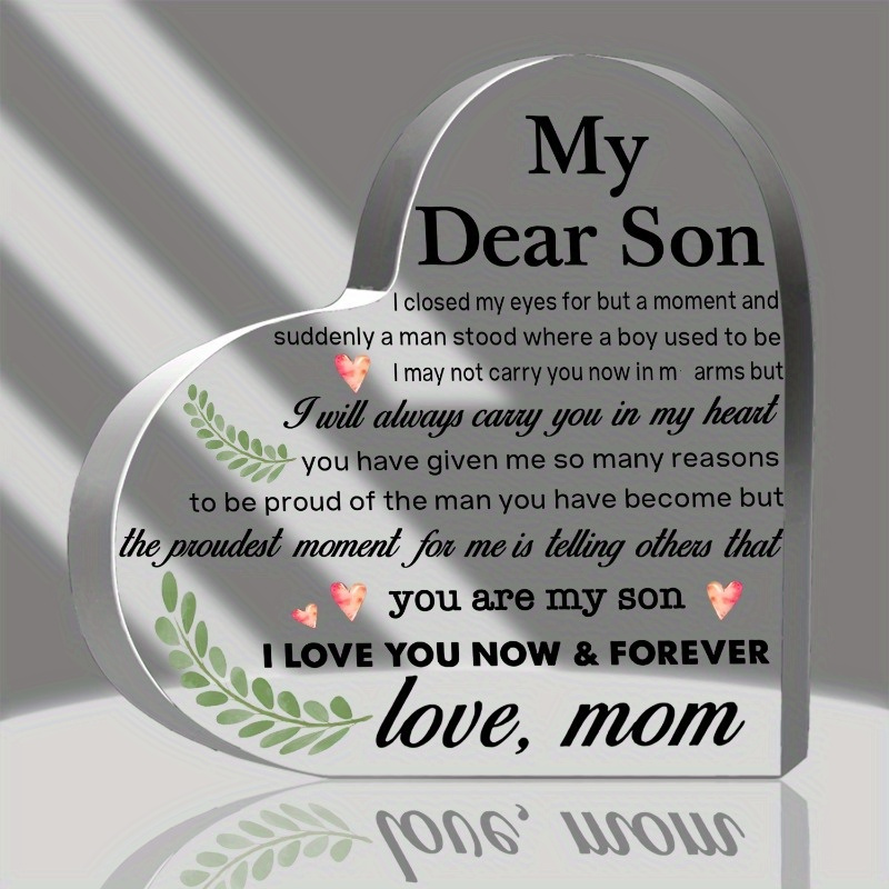 

A Gift From My Mother To My Son. I Closed My Eyes Just To Decorate The Desk For A Moment. My Son's Acrylic Desk Sign, Home Office Desk Sign, Souvenir