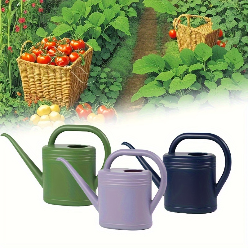 

Plastic Watering Cans For Indoor & Outdoor Gardening, No Electricity Or Battery Needed, Long Spout Design For Easy Watering, Durable Construction, 33.81oz & 67.63oz Capacity