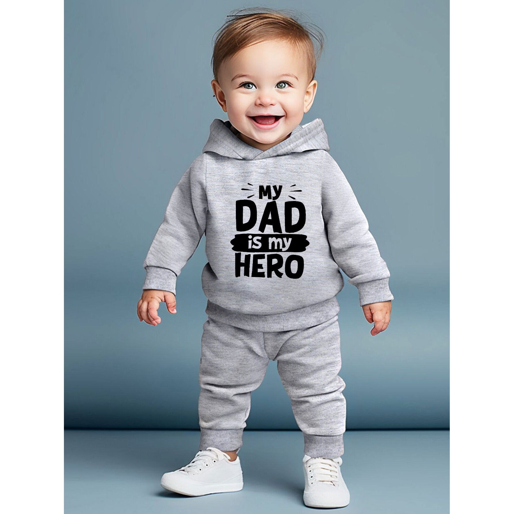 DAD IS MY HERO Sweatshirt & Pants Set
