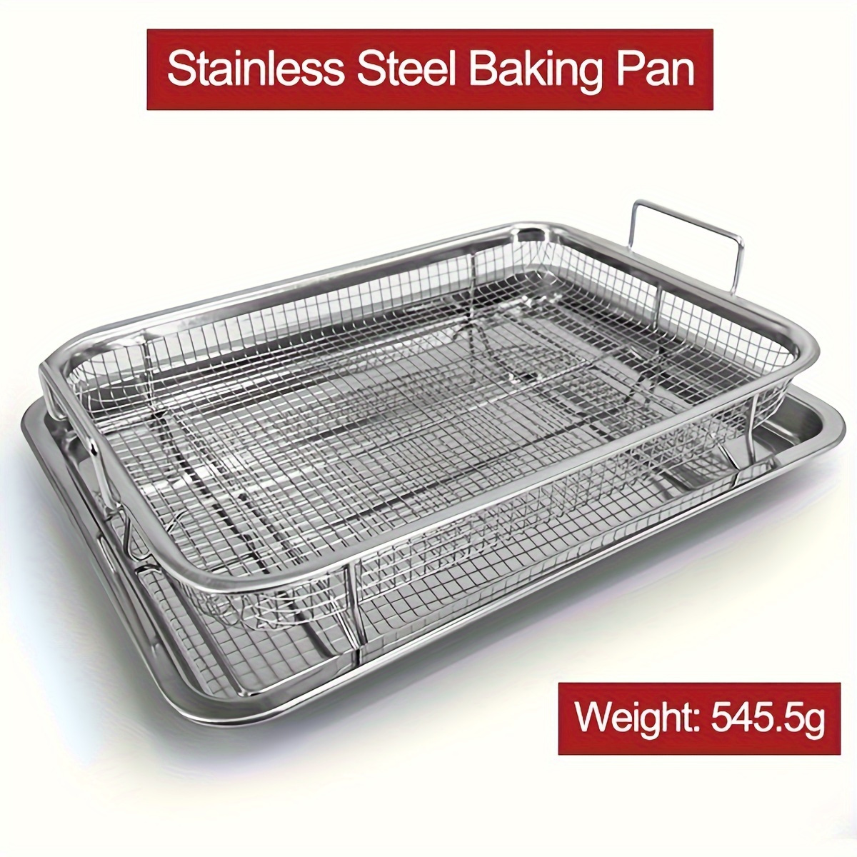 

Stainless Steel Air & Set - 12.8x9.6" , For &