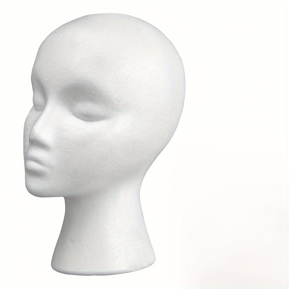 1pc Female Foam For Wigs, , Hairpieces Display - Stand And , Tall Foam For And Use, Unscented, Materials