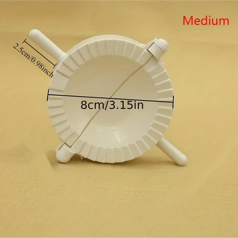 Juego de 3 Moldes para Empanadillas - Pinzas de Plástico de Presión Rápida para Empanadillas Perfectas - Herramienta de Cocina Fácil de Usar para Cocinar en Casa