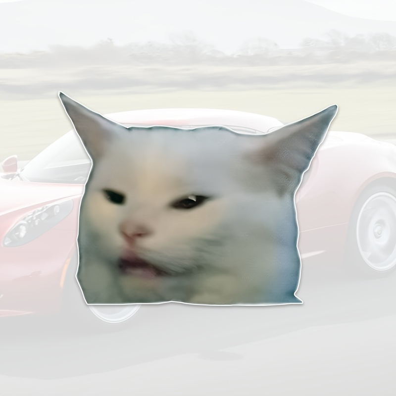 Image of Funny Smudge The Cat Meme Stickers Decals Vinyl For Cars, Windows, Bumpers, Trucks, Motorcycles, Skateboards, Laptops