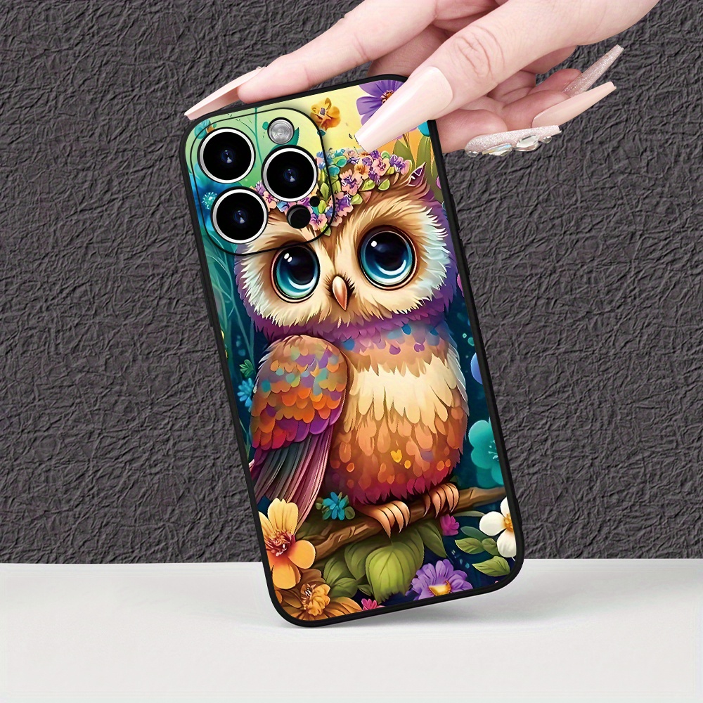 

Owl Patterned Phone Case For 15/14/13/12/11/xs/xr/x/7/8/plus/pro/max/mini