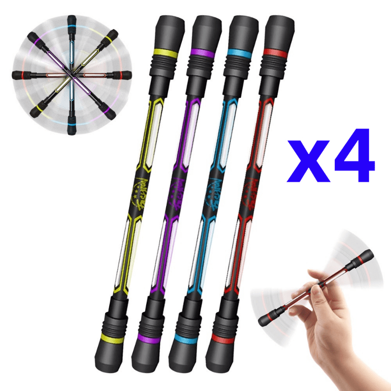 

Center Balance Rotating Gel Pens - Flexible Rotation For Adults And Students - Non-slip Design - 4 Packs