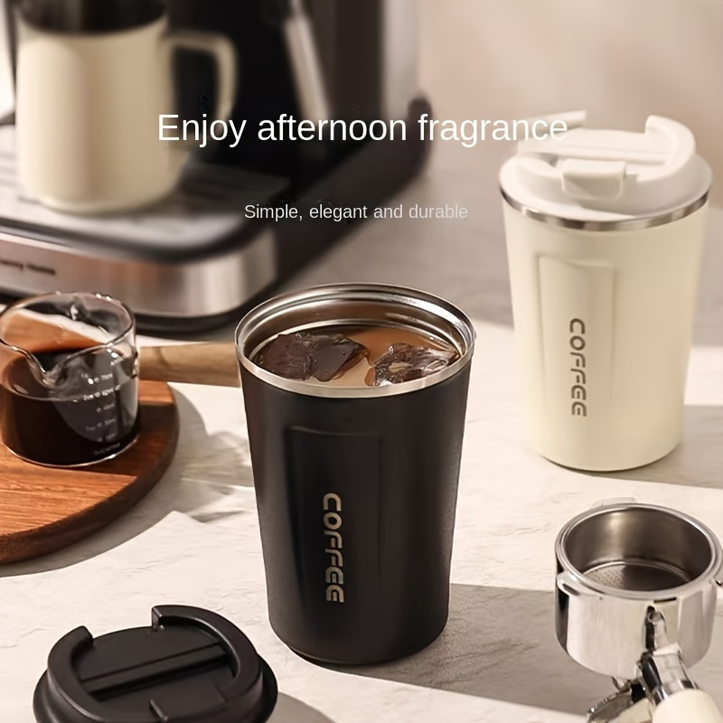 

1pc 510ml/17.2oz Double Wall Stainless Steel Vacuum Water Bottle, Outdoor Cup Travel Mug, Keep Your Beverages Hot Or Cold All Day Long