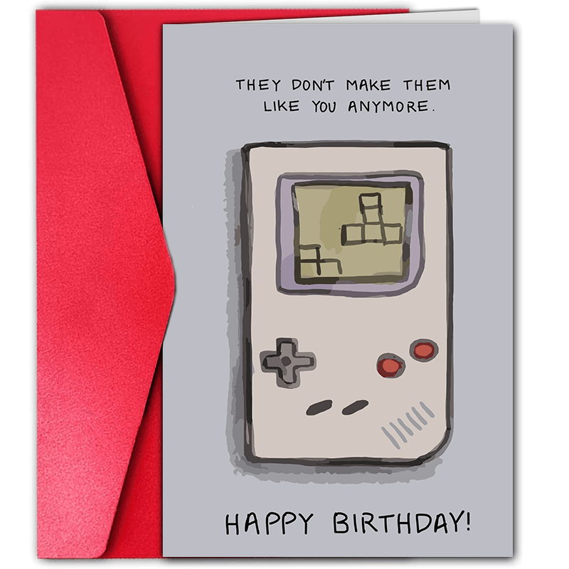 

1pc, Gamer Birthday Card, Funny Birthday Card, Birthday Card For Him, Boyfriend Birthday Card, Birthday Card For Dad