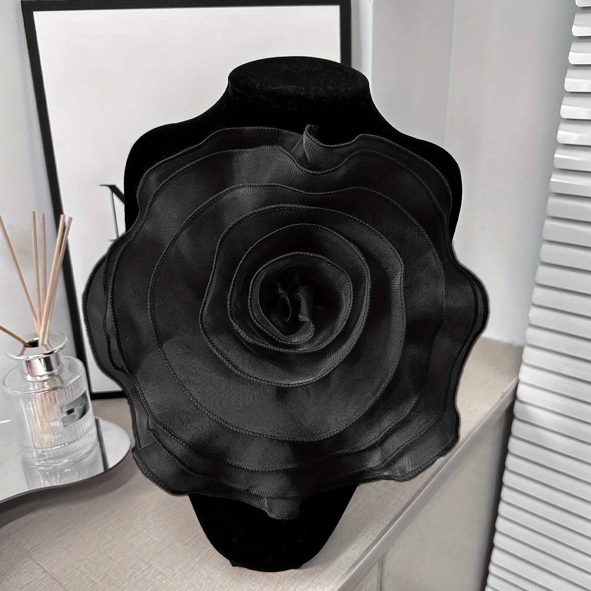Solid Color 3d Floral Embellished Dress With Optional Diy Brooch Corsage Applique Accessories