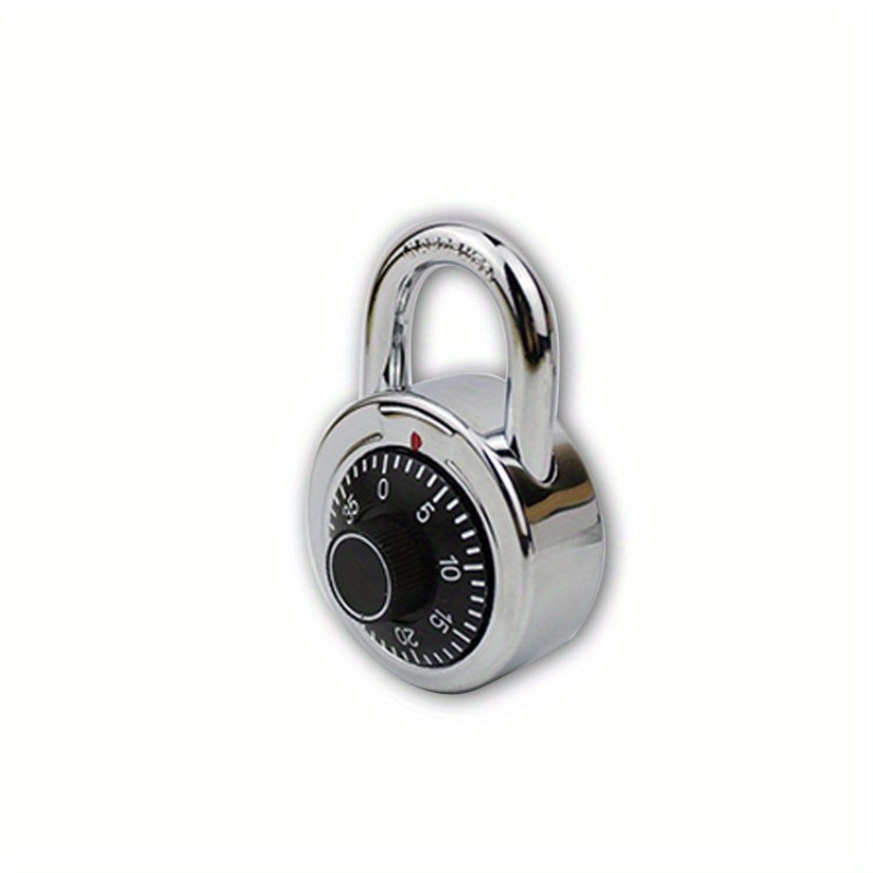 

Heavy-duty Zinc Alloy Combination Lock With Digital Dial - Perfect For Dorms, Cabinets & Lockers