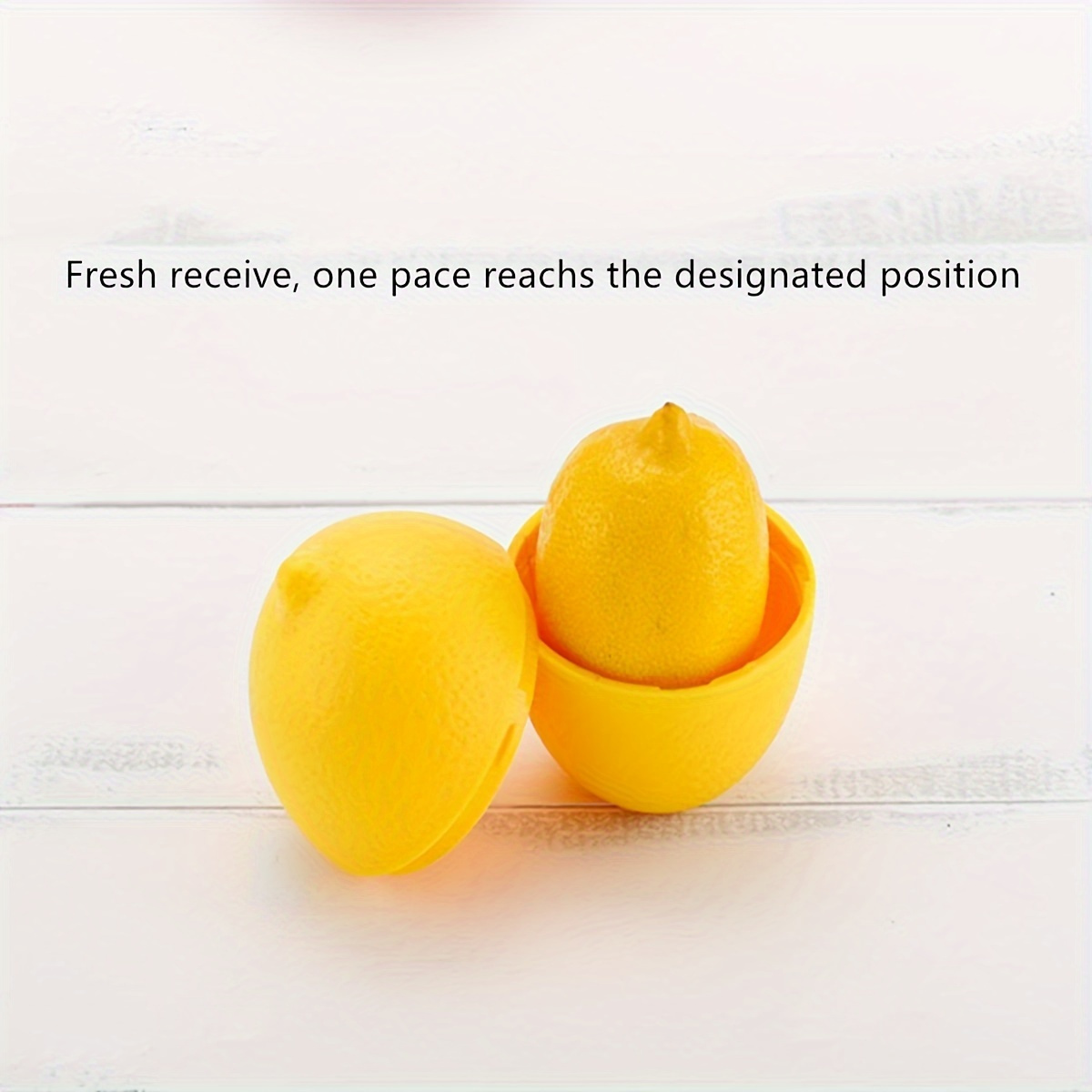 1pc lemon shaped preservation box for restaurant fruit style preservation bowl home preservation box set with plastic sealing box lemon cut storage for food preservation   used for kitchen and refrigerator storage details 1