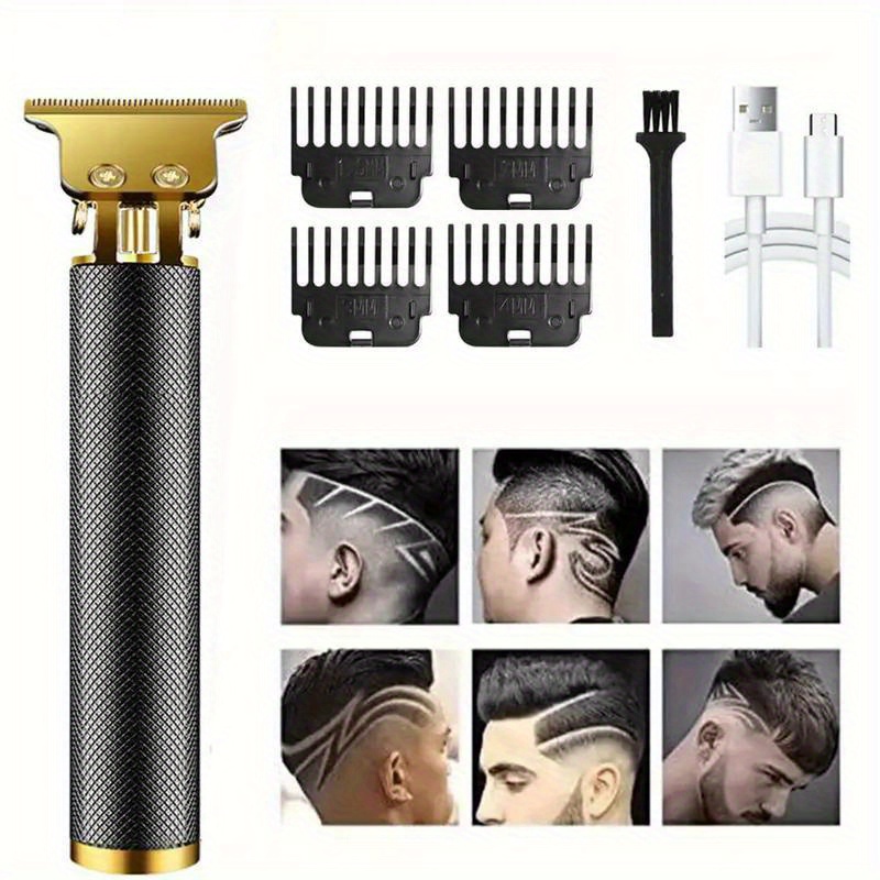 

Men's Cordless Professional Hair Clipper Usb Charging Beard Trimmer Barber Hair Cutting Machine Gifts For Men Father's Day Gift