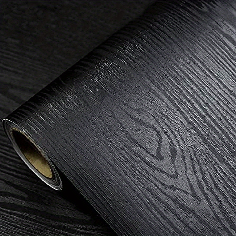 1 Roll Of Wood Grain Contact Paper For Self-adhesive Detachable Wallpaper For Countertops, Furniture, Kitchen Walls, Realistic , Easy To Clean 17.7" X 118"