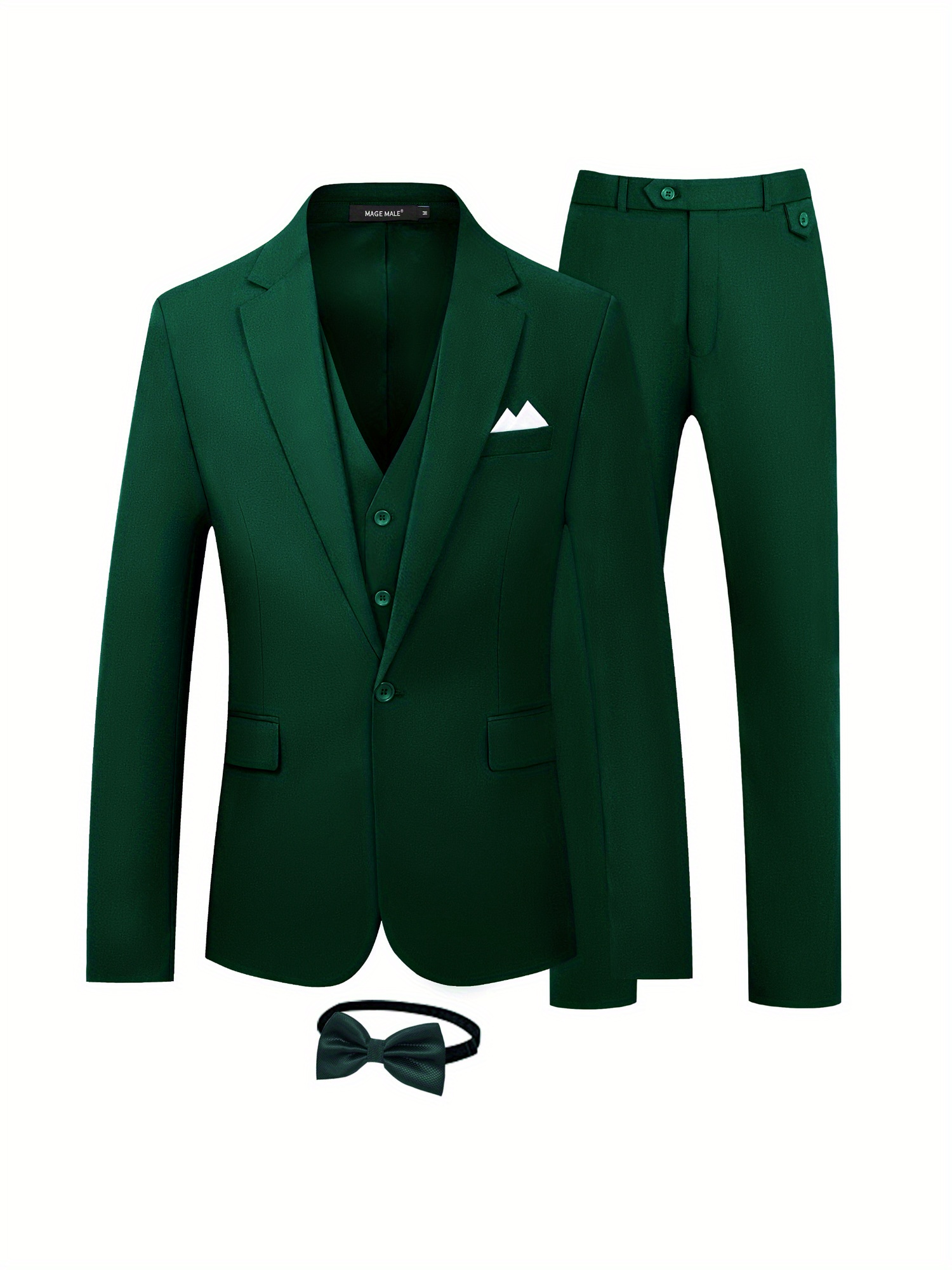 Chaqueta Verde Traje De Chaqueta Para Boda Traje Piezas Hombre Tuxedo Fit  Trajes Boda Chaqueta Temu