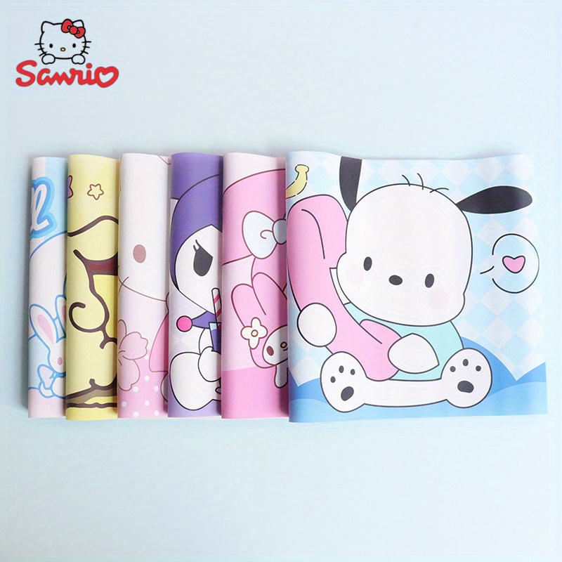 

Licensed Large Desk Mat - Pochacco & Melody Design, Rectangular Pvc Tablecloth For Home And Office, Anti-stain Study Placemat