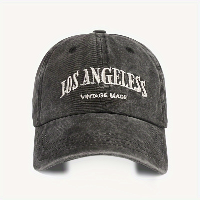 

Vintage Los Angeles Baseball Cap For Men And Women - Distressed Cotton Hat With Embroidery - Hand Wash Or Dry Clean